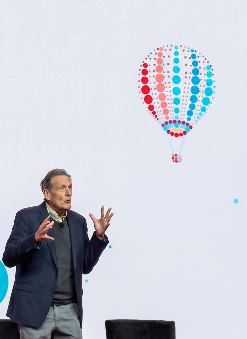 Jeffrey I. Cole delivering the Disrupters at the Gate keynote at IAB ALM 2026