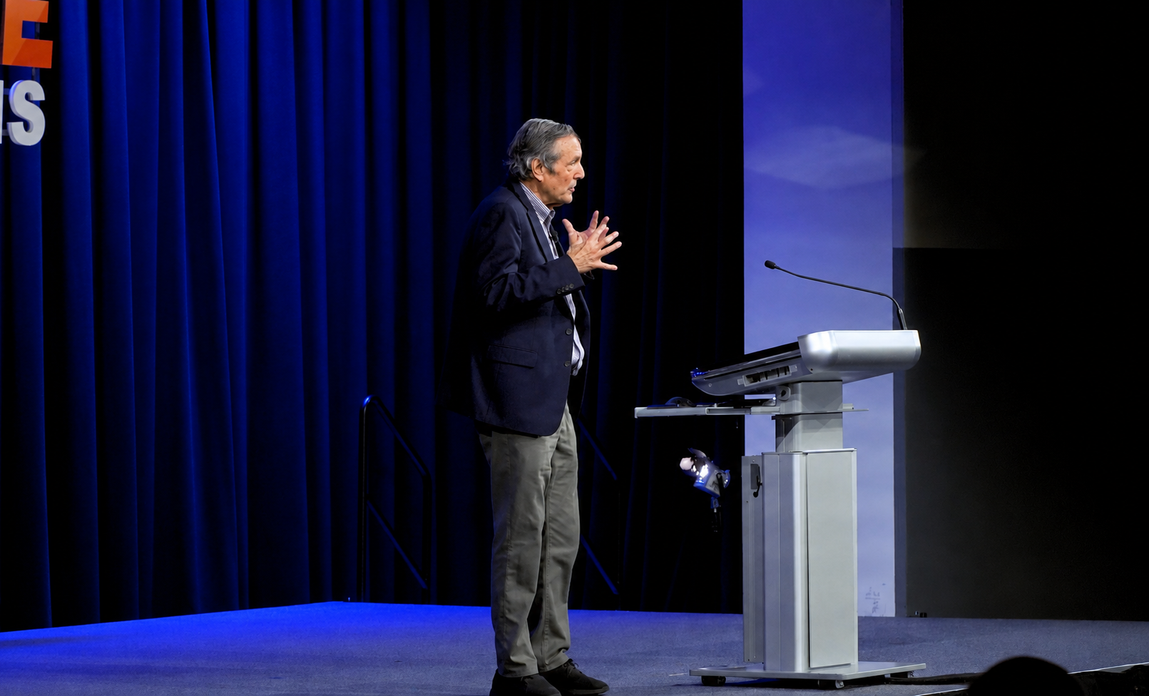Jeffrey I. Cole delivering an opening keynote